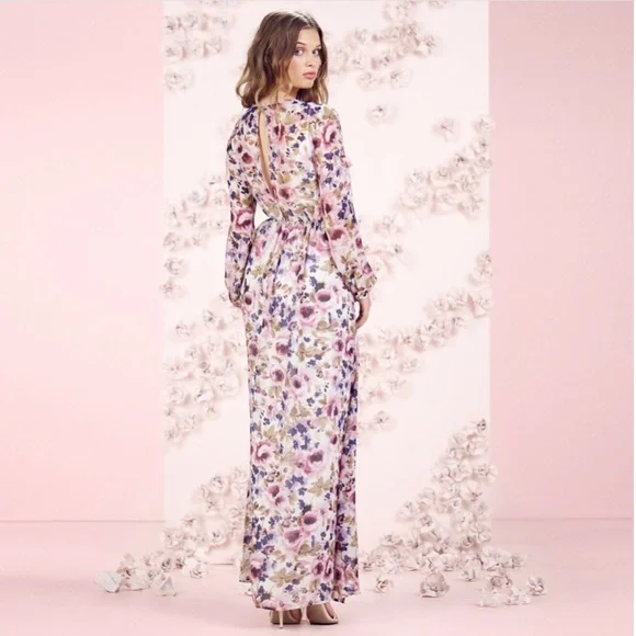 LC Lauren Conrad Runway • Floral Maxi Dress - Picture 2 of 8